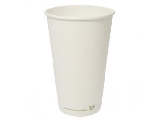 Vegware Single Wall Compostable Hot Cups - 16oz