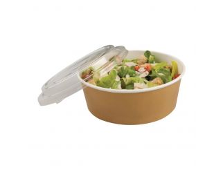 Colpac Recyclable Kraft Food Pots with Lids - 45oz