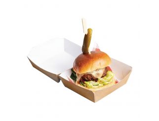 Colpac Standard Compostable Kraft Burger Boxes