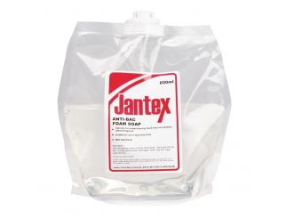 Jantex Unperfumed Anti-Bacterial Foam Hand Soap