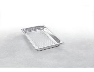 Rational Perforated Container-With Folding Handles